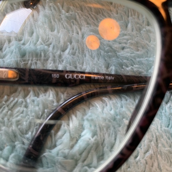 Gucci Vintage Tortoise Shell Style Aviator Prescription Glasses Set of 2 - Picture 6 of 11